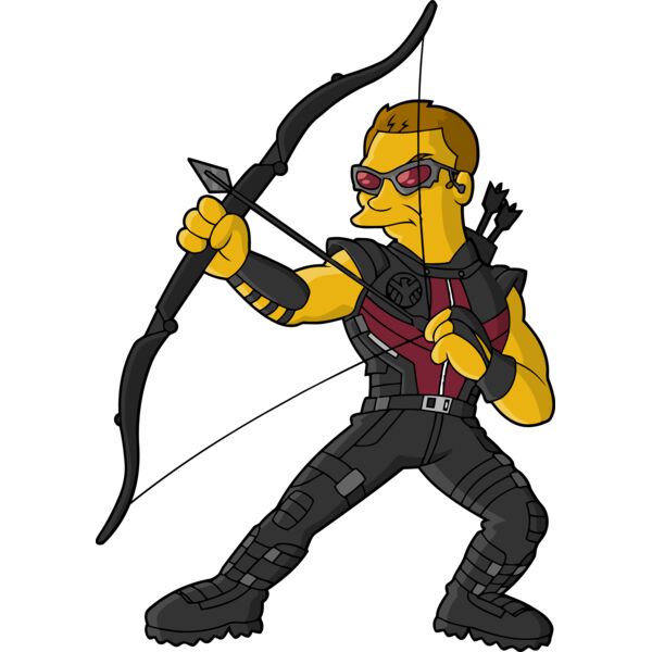 Simpson, Hawkeye Simpson Clipart, All Movies Simpsons Thumbnail