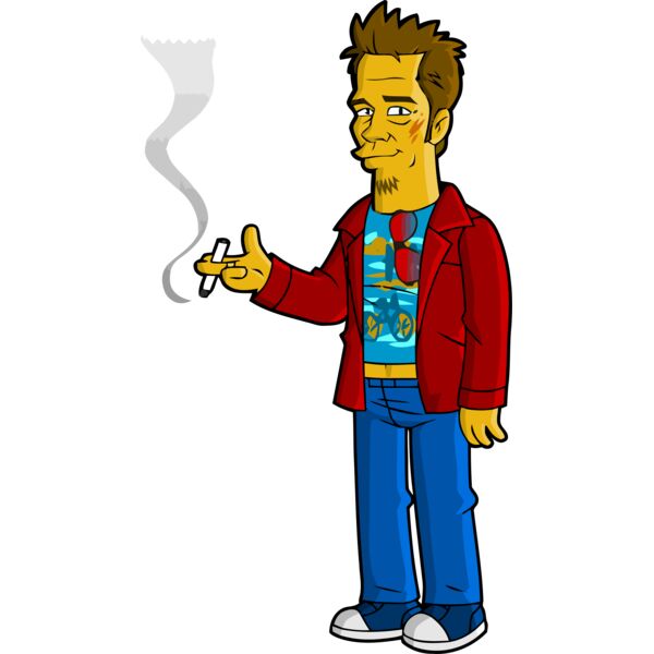 Simpson, Man Smoking Cigar Clipart, All Movies Simpsons Thumbnail