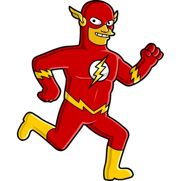 Simpson, The Flash Clipart, All Movies Simpsons Thumbnail