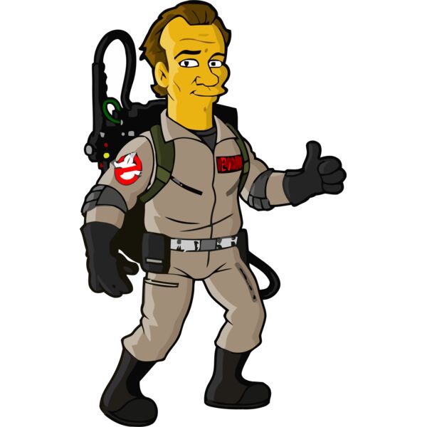 Simpson, Ghost Buster Clipart, All Movies Simpsons Thumbnail