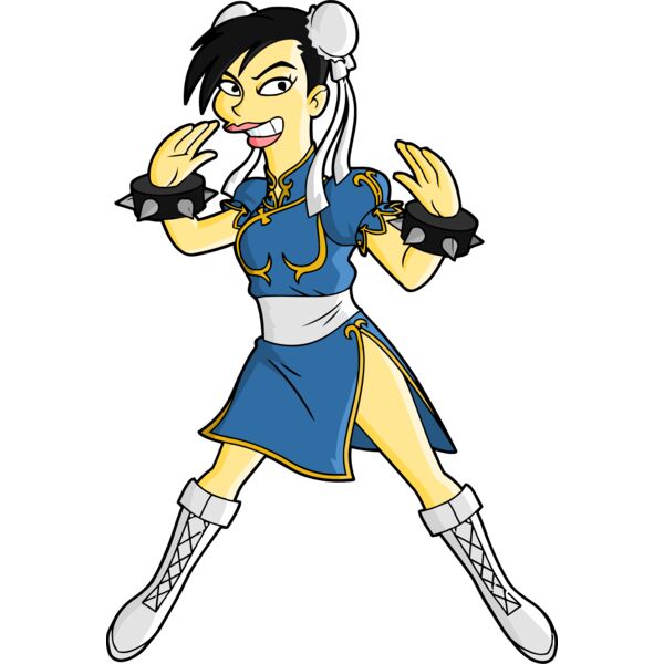 Simpson, Chun-Li Clipart, All Movies Simpsons Thumbnail