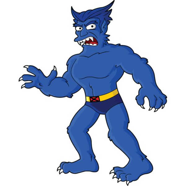 Simpson, Beast Clipart, All Movies Simpsons Thumbnail