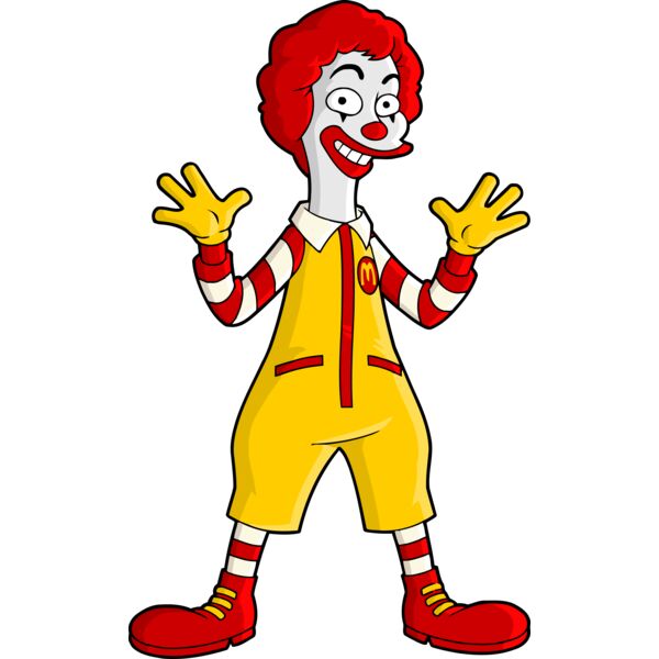 Simpson, McDonald Clipart, All Movies Simpsons Thumbnail