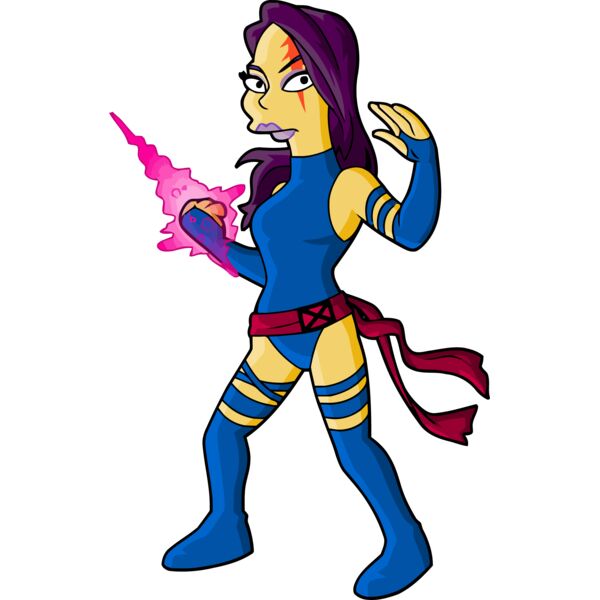 Simpson, Girl In Blue Tight Clothes Clipart, All Movies Simpsons Thumbnail