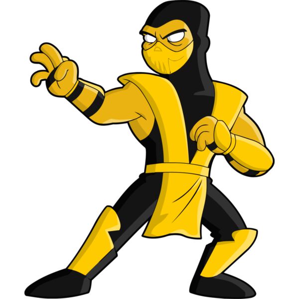 Simpson, Yellow Ninja Clipart, All Movies Simpsons Thumbnail
