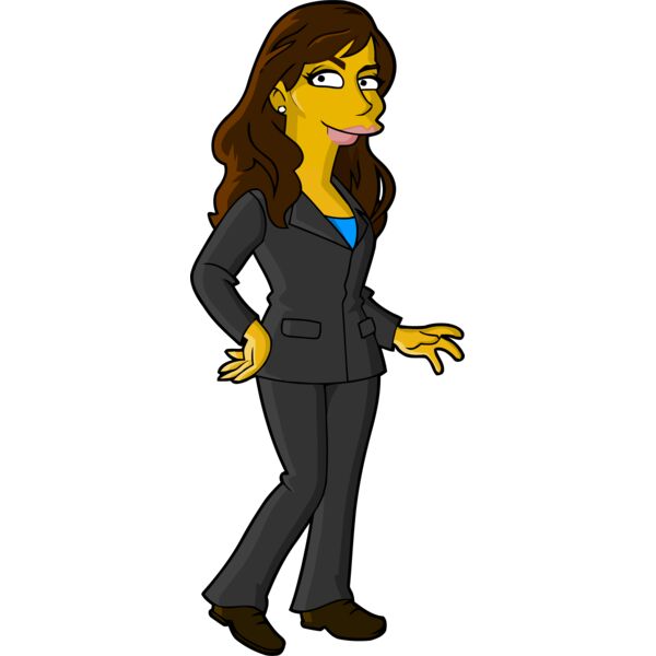 Simpson, Woman Wearing Formal Clothes Clipart, All Movies Simpsons Thumbnail