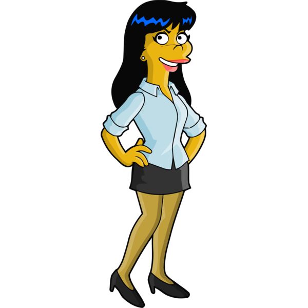 Simpson, Woman Hands on Waist Clipart, All Movies Simpsons Thumbnail