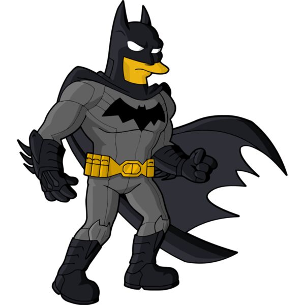 Simpson, Batman Clipart, All Movies Simpsons Thumbnail