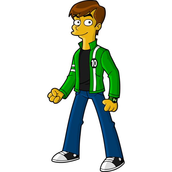 Simpson, Ben Xenoverse Clipart, All Movies Simpsons Thumbnail