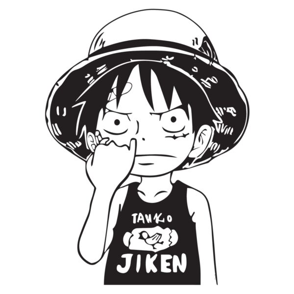 One Piece, Luffy Picking His Nose, Luffy - LF 3 Thumbnail