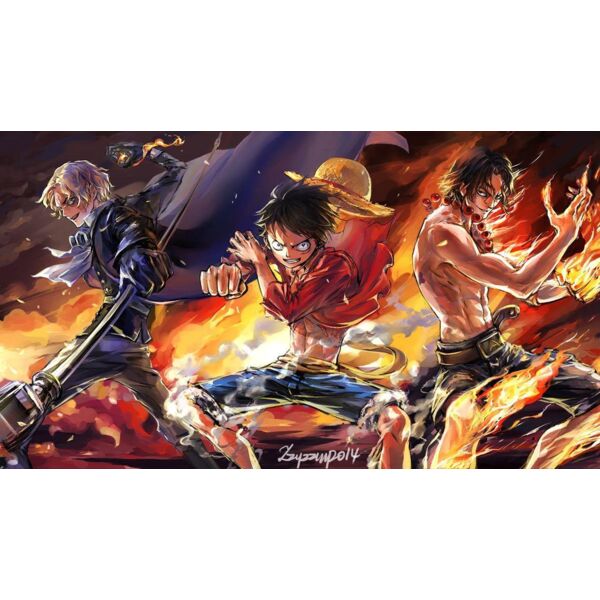 One Piece, Luffy Ace & Sabo Clipart, HD One Piece Thumbnail