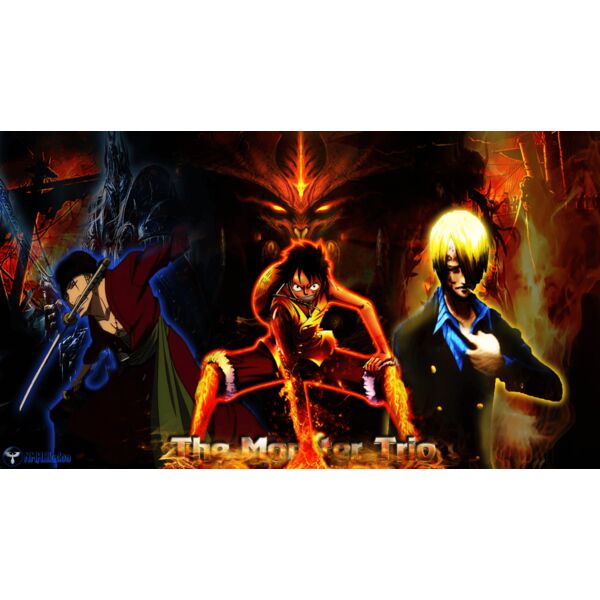 One Piece, Straw Hat Pirate Monster Trio Clipart, HD One Piece Thumbnail