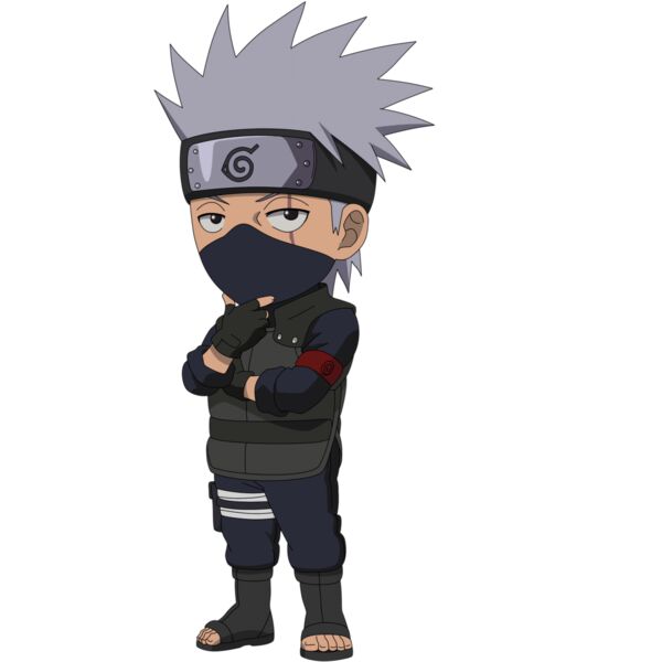 Naruto, Kakashi Chibi Clipart, Naruto Chibi Thumbnail