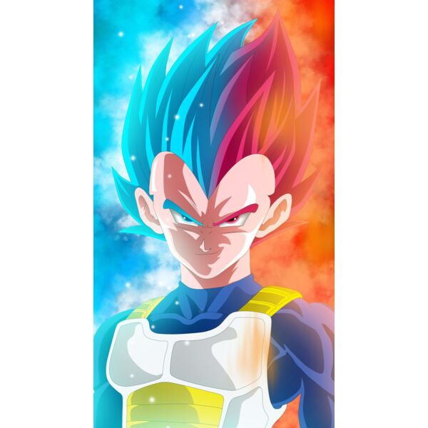 Dragonball, Super Saiyan Blue x Super Saiyan God Vegeta Clipart, Dragon Ball HD Thumbnail