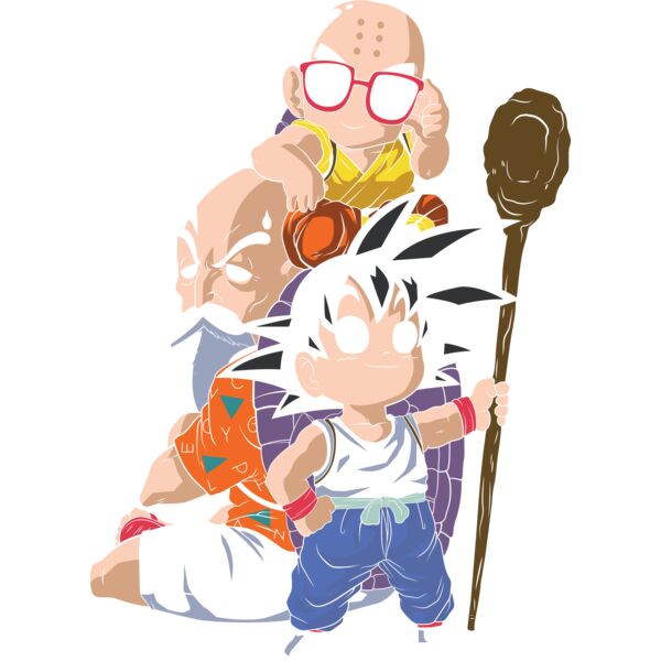 Dragonball, Goku Krillin & Master Roshi Clipart, Dragon Ball - DRAGON BALL 11 Thumbnail