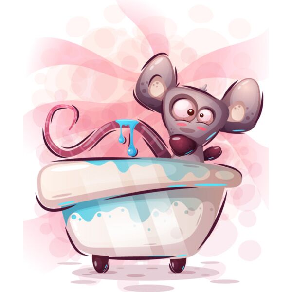 Vector, Cute Rat Clipart, Cute Vectors Kids - A 19 Thumbnail