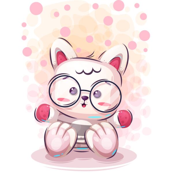 Vector, Cute Dog Clipart, Cute Vectors Kids - A 03 Thumbnail