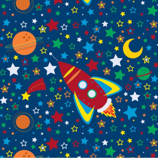 Toys  Rocket Planets   Stars  Background Designs with Frame  Kids Boy Background  KBP 36 Thumbnail