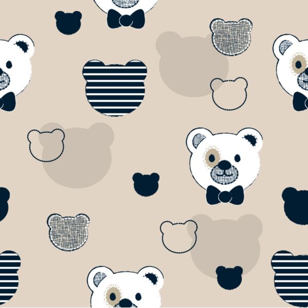 Princess  Bear Head  Background Designs with Frame  Kids Girl Background  KGP 17 Thumbnail