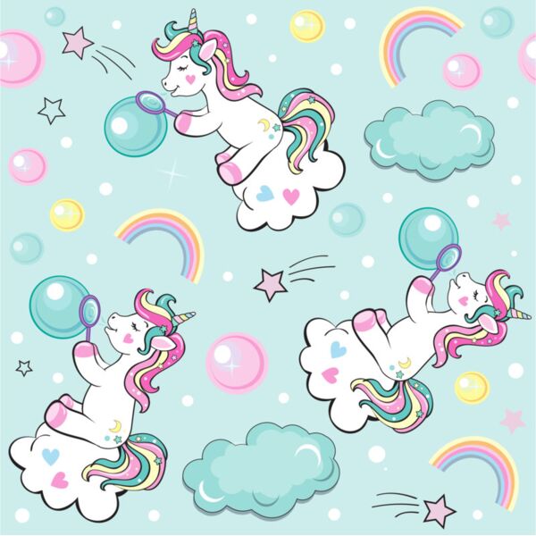 Princess  Unicorns  Background Designs with Frame  Kids Girl Background  KGP 9 Thumbnail