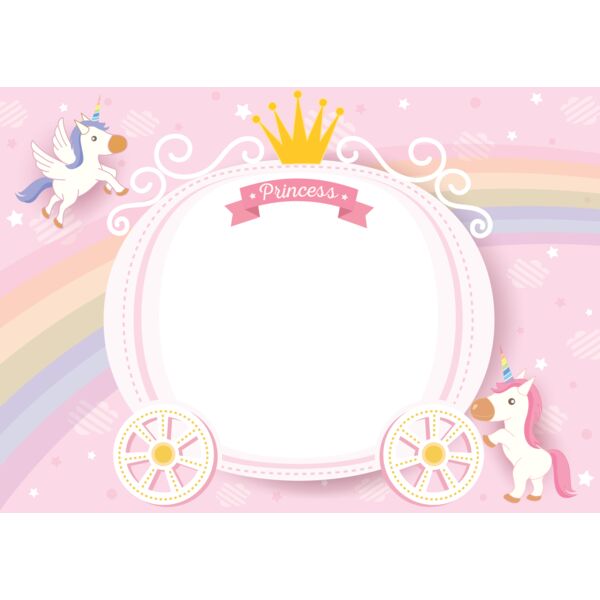 Royal  Princess Carrier 3  Background Designs with Frame  Kids Girls Background Background  KGB 12 Thumbnail