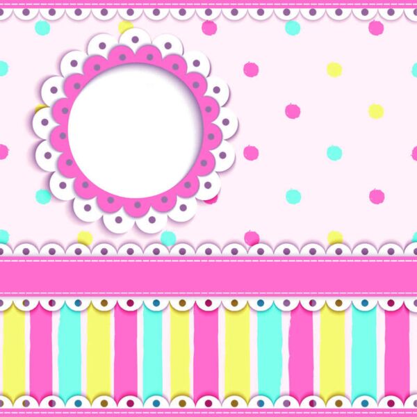 Royal  Flower Style Place for Photo  Background Designs with Frame  Kids Girls Background Background  KGB 36 Thumbnail