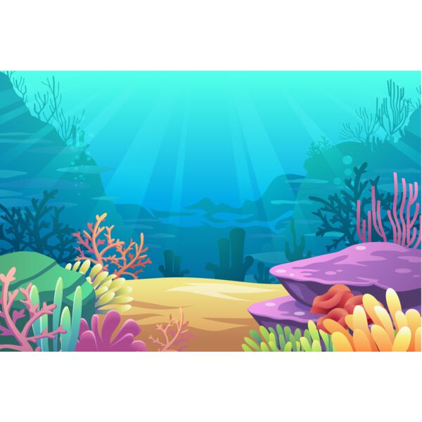 Bg  Coral Reef  Background Designs with Frame  Kids Boy Background Background  KBB 25 Thumbnail