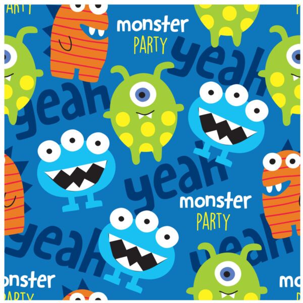 Toys  Monster Party  Background Designs with Frame  Kids Boy Background  KBP 31 Thumbnail