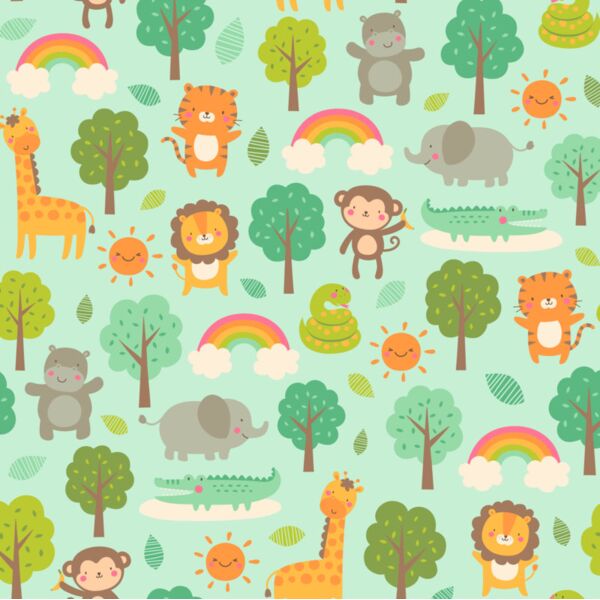 Toys  Animals   Trees  Background Designs with Frame  Kids Boy Background  KBP 26 Thumbnail