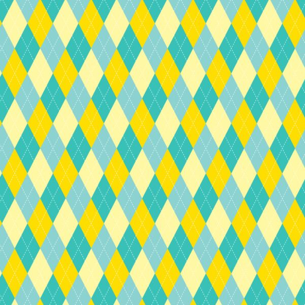 Pattern  Green   Yellow Diamonds  Background Designs with Frame  Coordinate B Background  CDB E Thumbnail