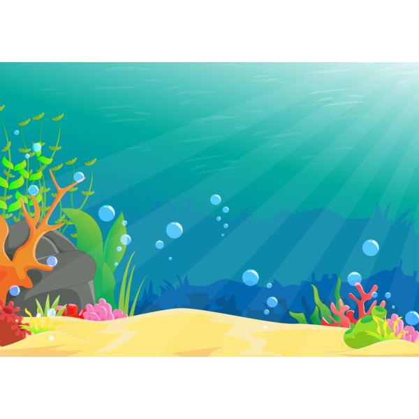 Bg  Underwater with Sand  Background Designs with Frame  Kids Boy Background Background  KBB 27 Thumbnail