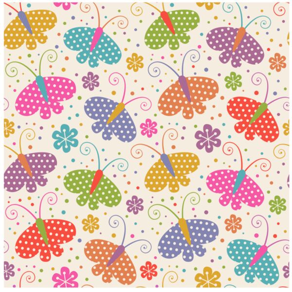 Princess  Dotted Butterflies  Background Designs with Frame  Kids Girl Background  KGP 30 Thumbnail