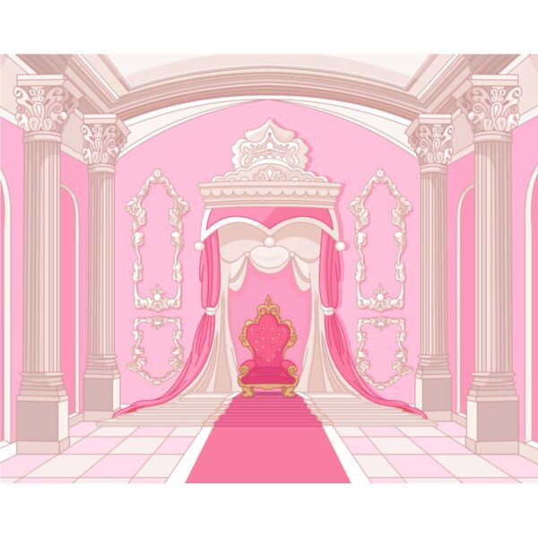 Royal  Elegant Pink Room  Background Designs with Frame  Kids Girls Background Background  KGB 7 Thumbnail