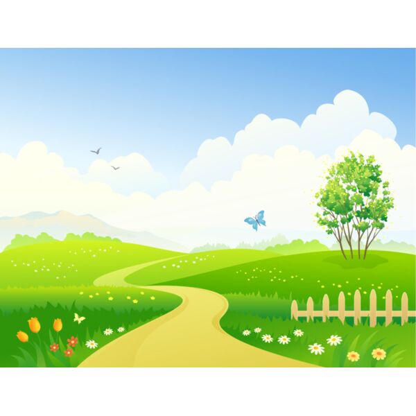 Bg  Road with Big Cloud  Background Designs with Frame  Kids Boy Background Background  KBB 34 Thumbnail
