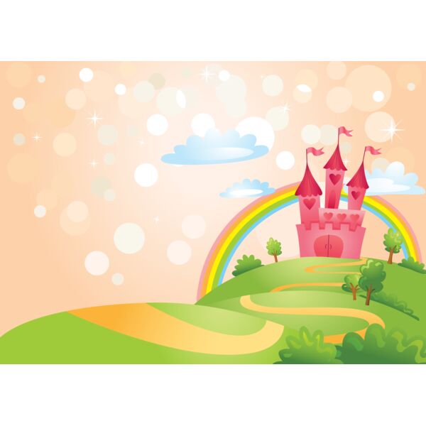 Royal  Castle Background 4  Background Designs with Frame  Kids Girls Background Background  KGB 4 Thumbnail