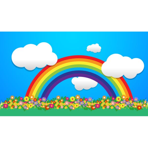 Royal  Rainbow Background 6  Background Designs with Frame  Kids Girls Background Background  KGB 24 Thumbnail