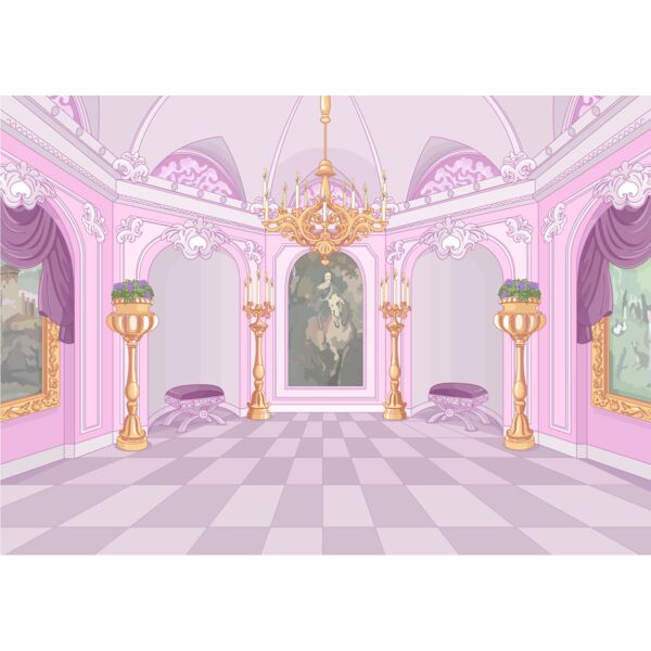 Royal  Elegant Purple Room  Background Designs with Frame  Kids Girls Background Background  KGB 8 Thumbnail