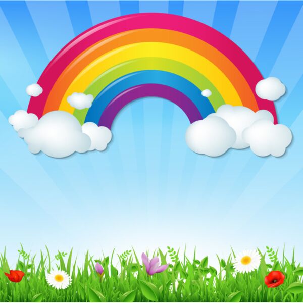 Royal  Rainbow Background 5  Background Designs with Frame  Kids Girls Background Background  KGB 23 Thumbnail
