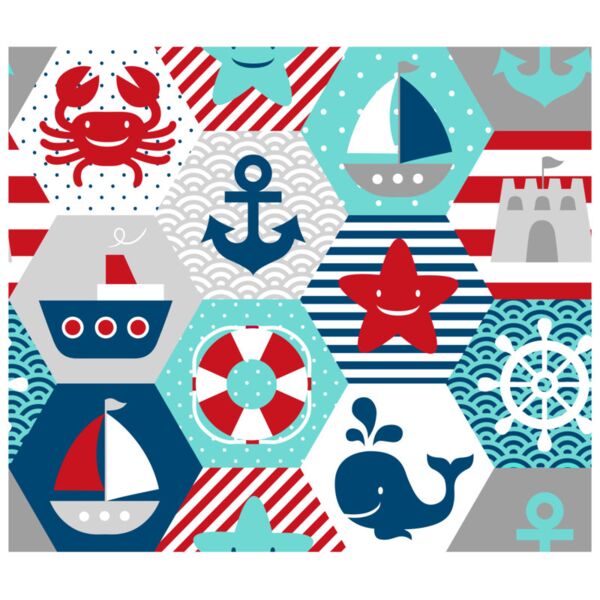 Toys  Sea Symbols  Background Designs with Frame  Kids Boy Background  KBP 30 Thumbnail
