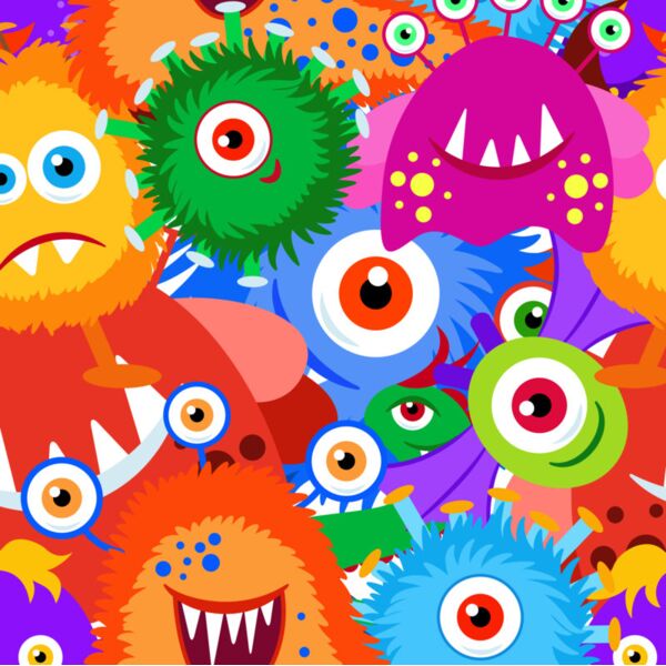 Toys  Monsters  Background Designs with Frame  Kids Boy Background  KBP 33 Thumbnail