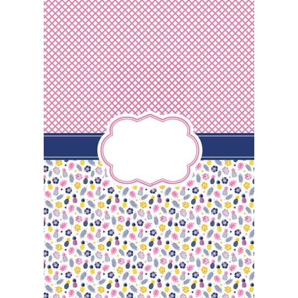 Wave  Pineapples  Background Designs with Frame  Combination Background  CMB 11 Thumbnail