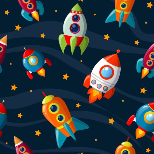 Toys  Rockets  Background Designs with Frame  Kids Boy Background  KBP 34 Thumbnail