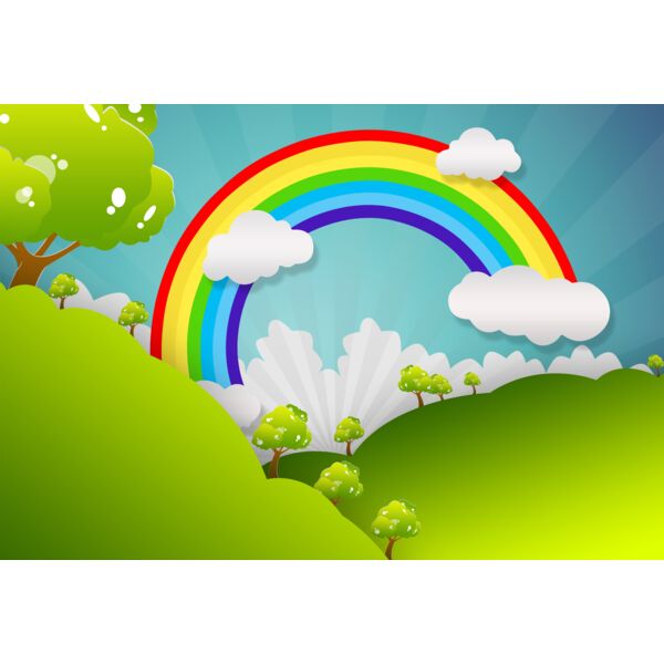 Royal  Rainbow Background 2  Background Designs with Frame  Kids Girls Background Background  KGB 20 Thumbnail