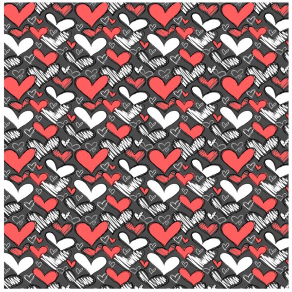 Pattern  Red   White Hearts  Background Designs with Frame  Heart Pattern Background  HRT 14 Thumbnail
