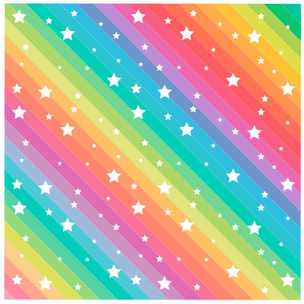 Pattern  White Stars with Rainbow Background  Background Designs with Frame  Rainbow Background  RBW C Thumbnail
