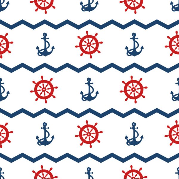 Pattern  Blue Anchor   Red Helm  Background Designs with Frame  Marine Background  MRN C Thumbnail