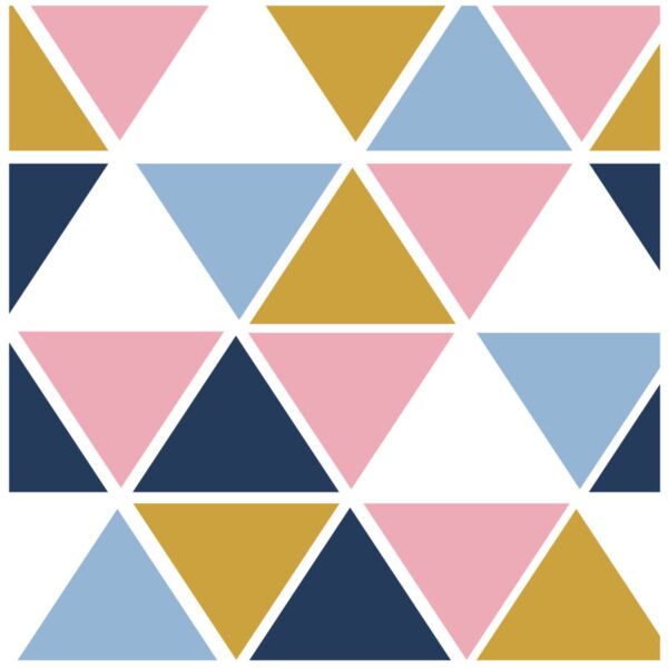 Geometry  Blue Gold   Pink Triangles  Background Designs with frame  Shape Background   SHP 14 Thumbnail