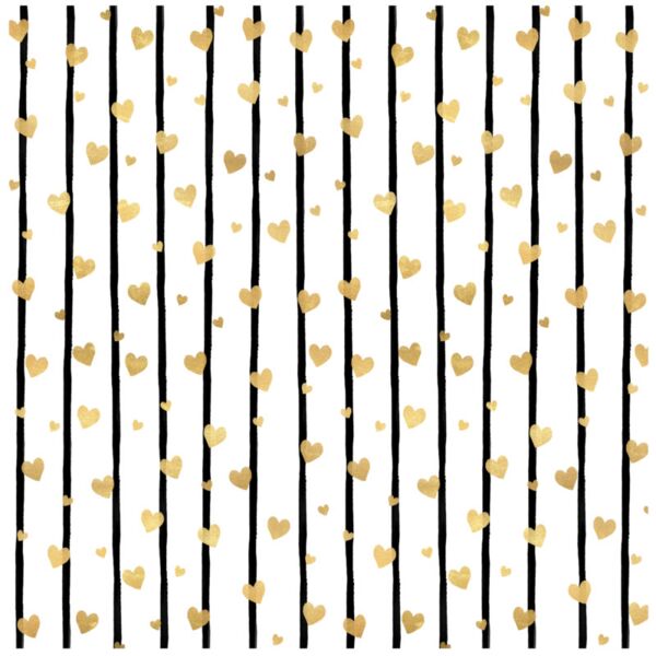 Pattern  Vertical Stripes with Gold Hearts  Background Designs with Frame  Heart Pattern Background  HRT 21 Thumbnail