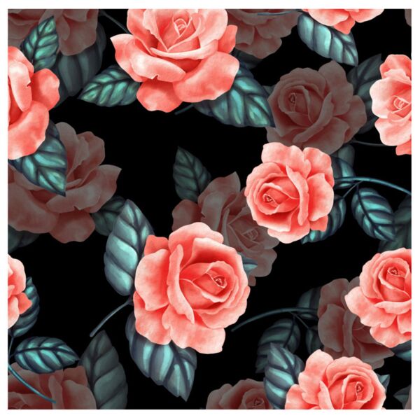 Flower  Realistic Roses  Background Designs with Frame  Floral Background  FLR 36 Thumbnail