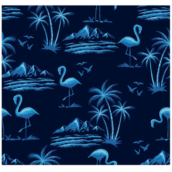 Pattern  Flamingo with Islands  Background Designs with Frame  Gentlemens Background  GNM 21 Thumbnail